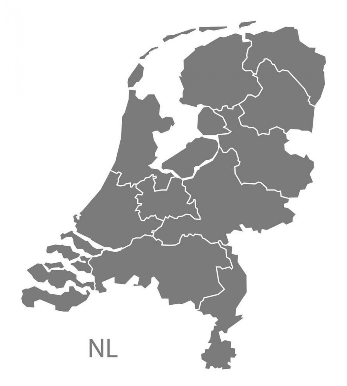 荷兰矢量地图