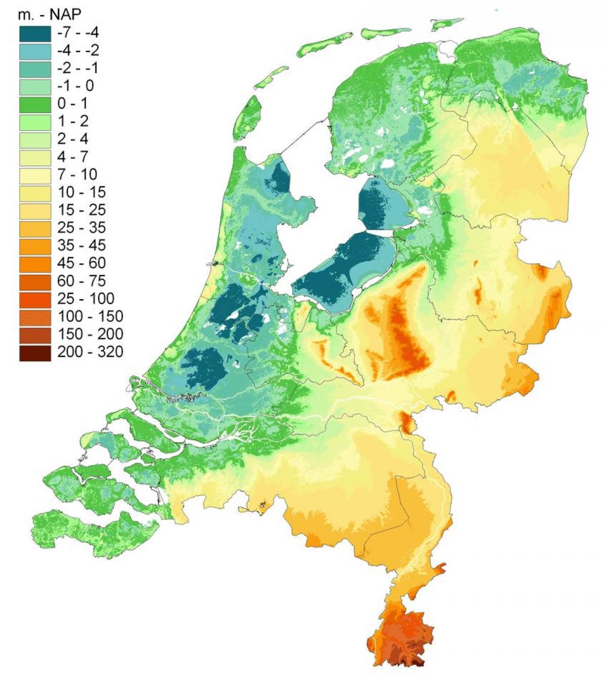 荷兰地形图
