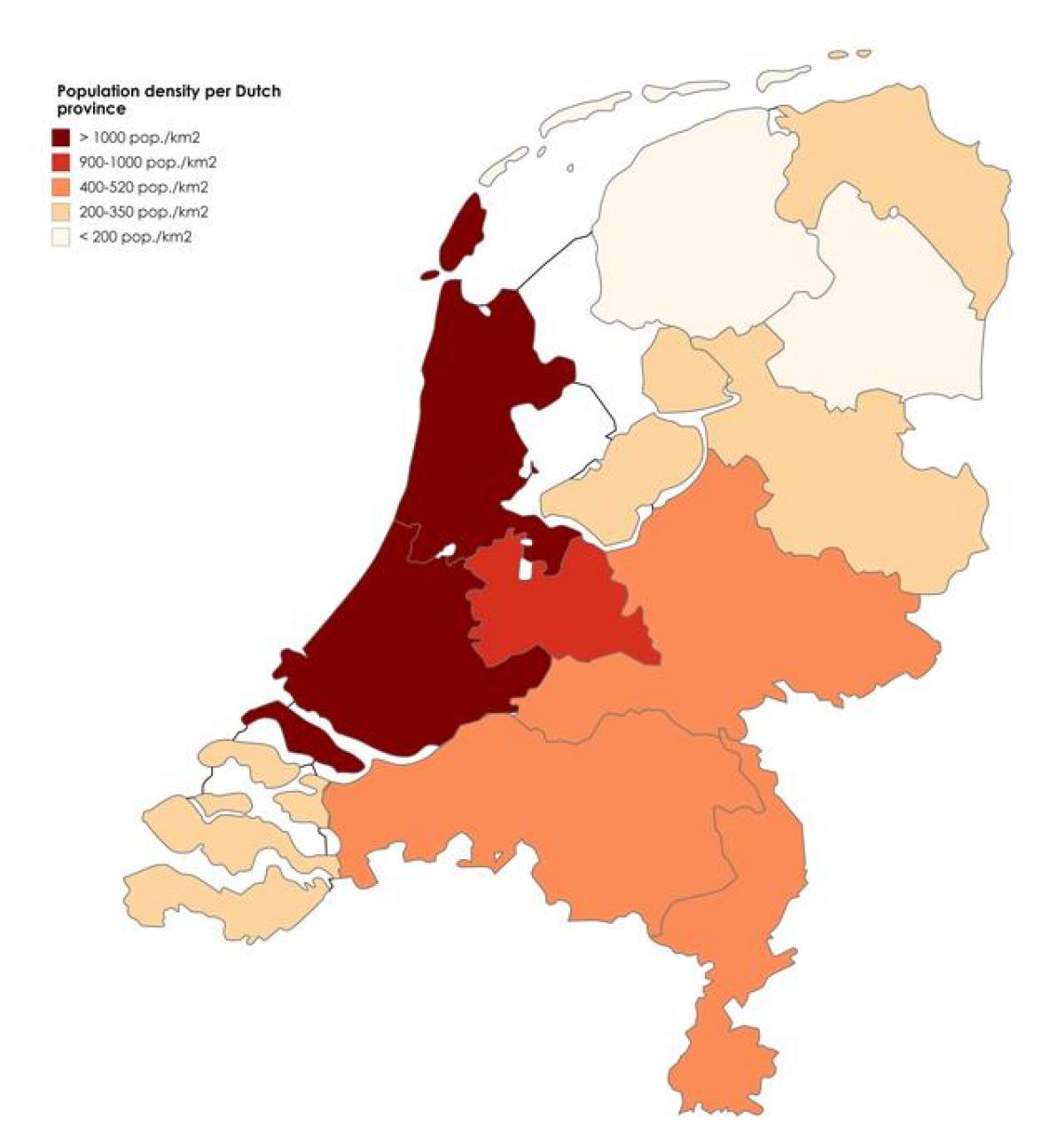 荷兰密度图